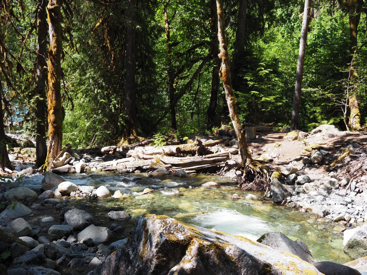 Stream flowing into Baker Lake