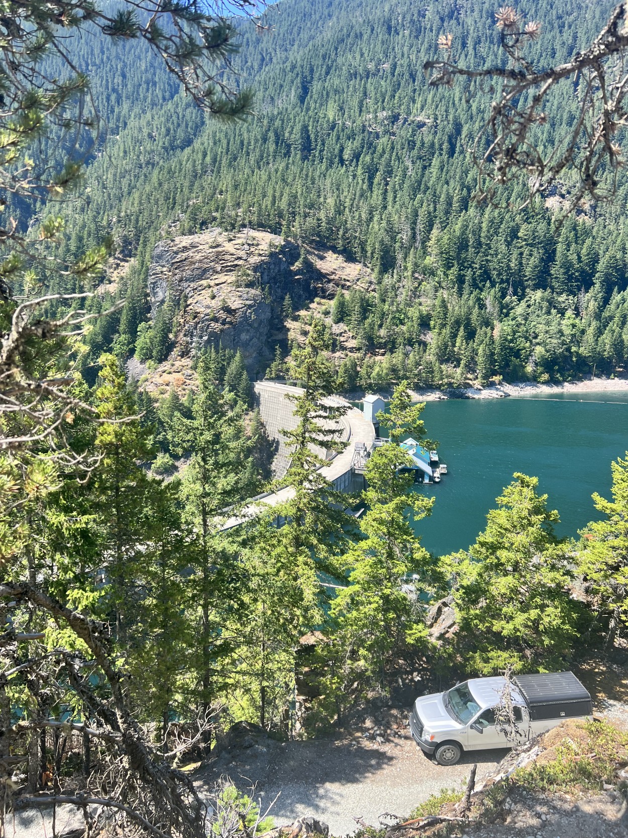 Ross Dam from Ross Dam Trail