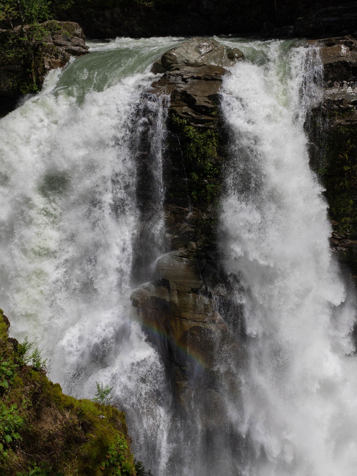 Nooksack Falls view of waterfall