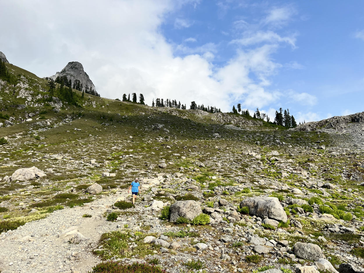 Rocky Trail to Lake Ann