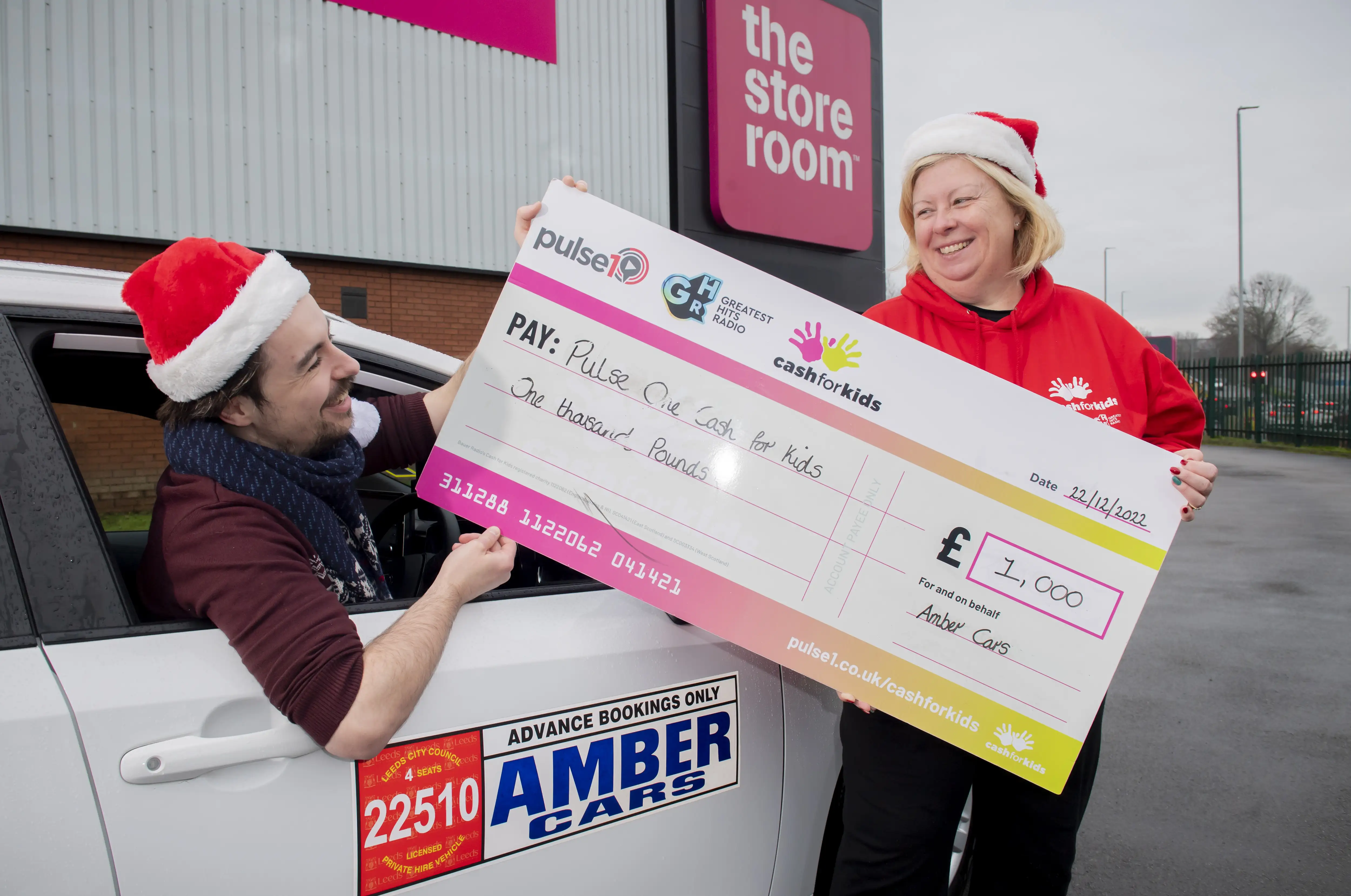 Amber Cars Supports Pulse 1’s Mission Christmas campaign Veezu