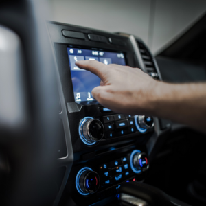 APEM US Driver using a vehicle-s touchscreen