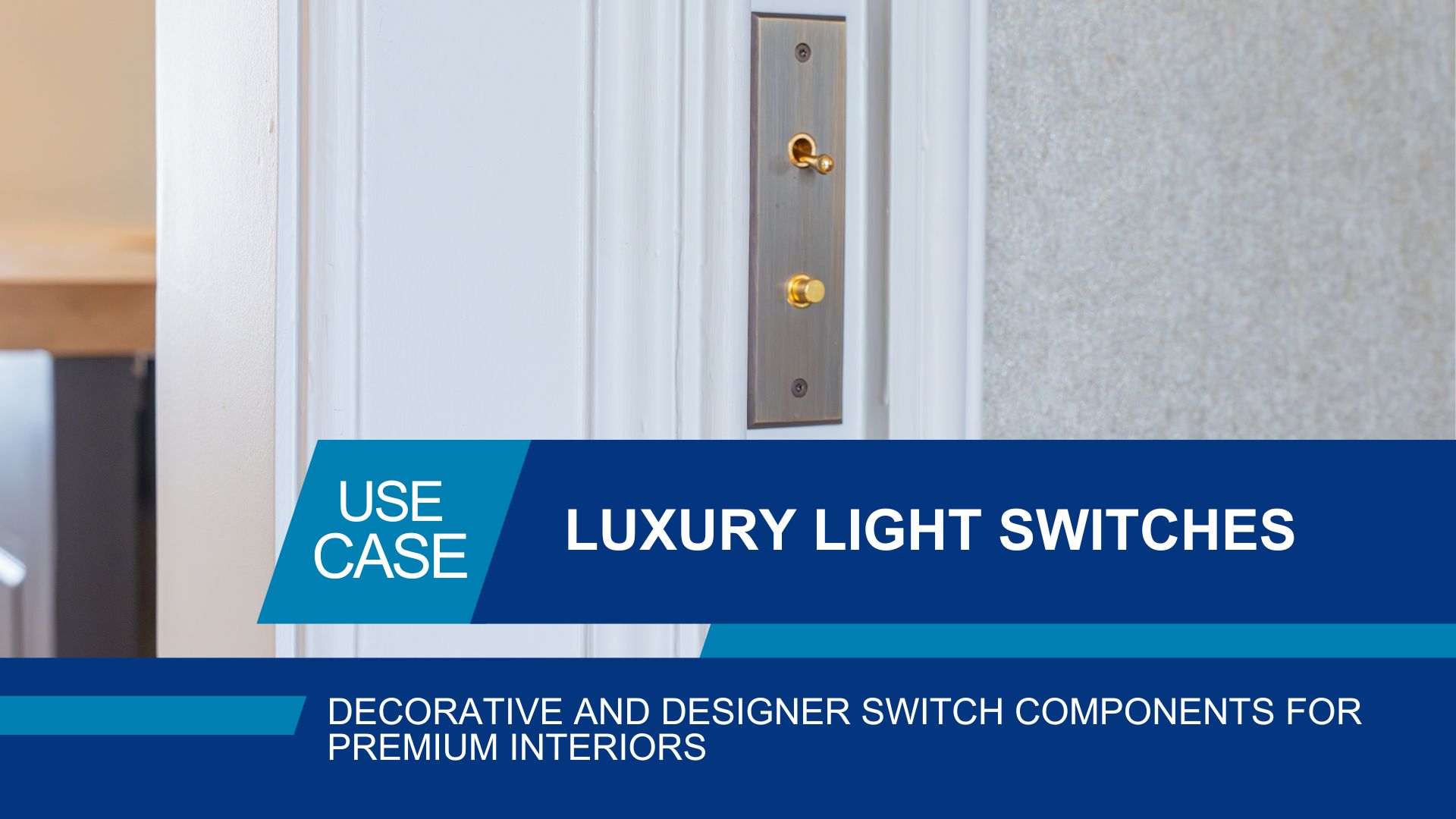Luxury light switches: decorative, designer and high-end switch solutions