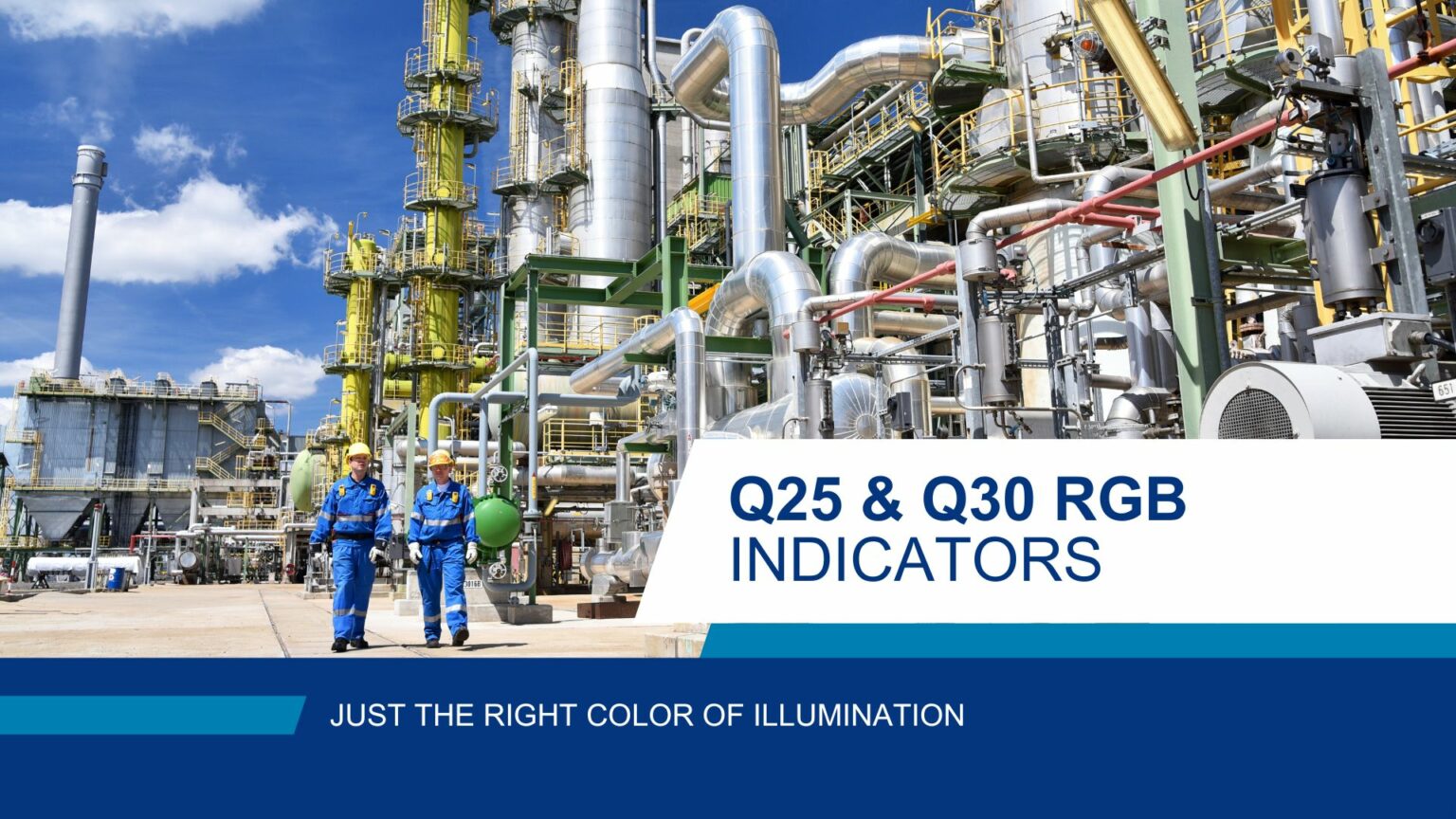 Indicate status with just the right color in daylight and extreme ...