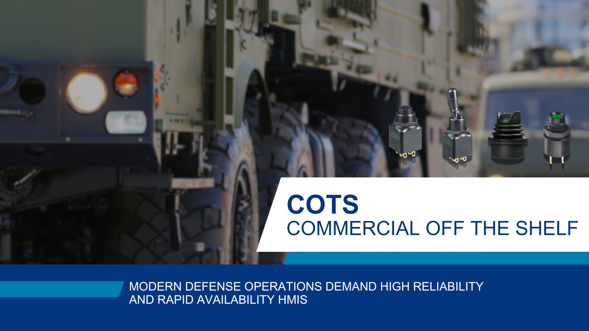 COTS, commercial off the shelf HMIs for harsh defense use