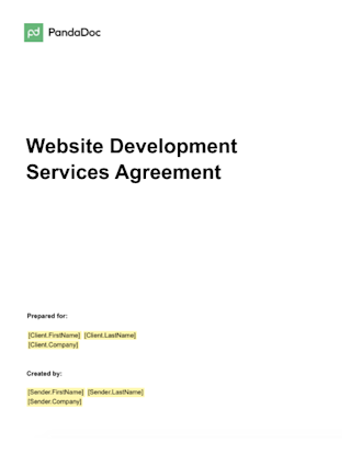Website Development Agreement Template