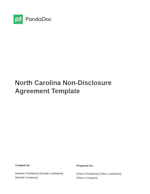 North Carolina NDA