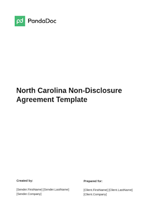 North Carolina NDA