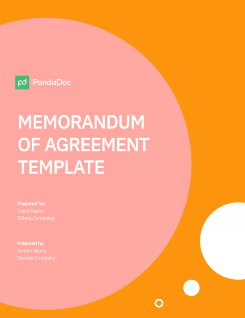 Memorandum of Agreement Template – Free PDF & Word