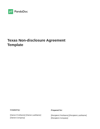 Texas Non-Disclosure Agreement
