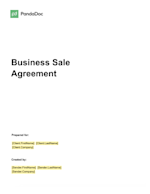 Business Sale Agreement
