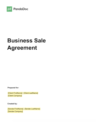 Business Sale Agreement