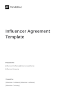 Influencer Contract Template