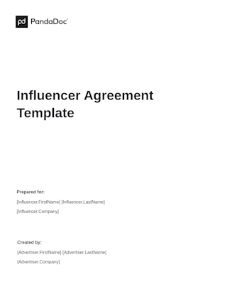 Influencer Contract Template