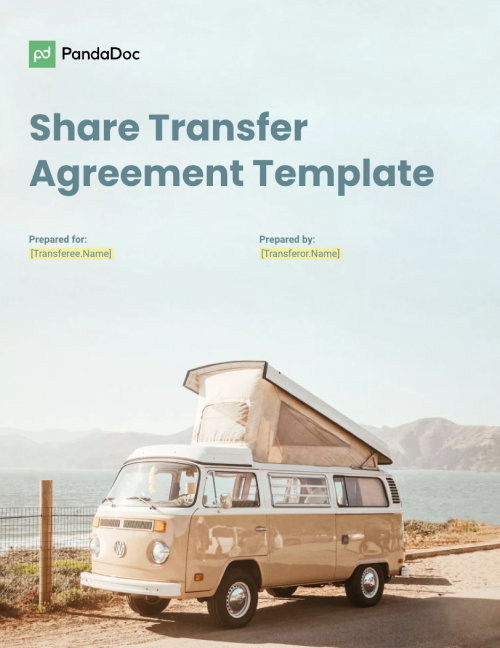 Share Transfer Agreement Template Free PDF & Word