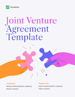 Joint Venture Agreement Template