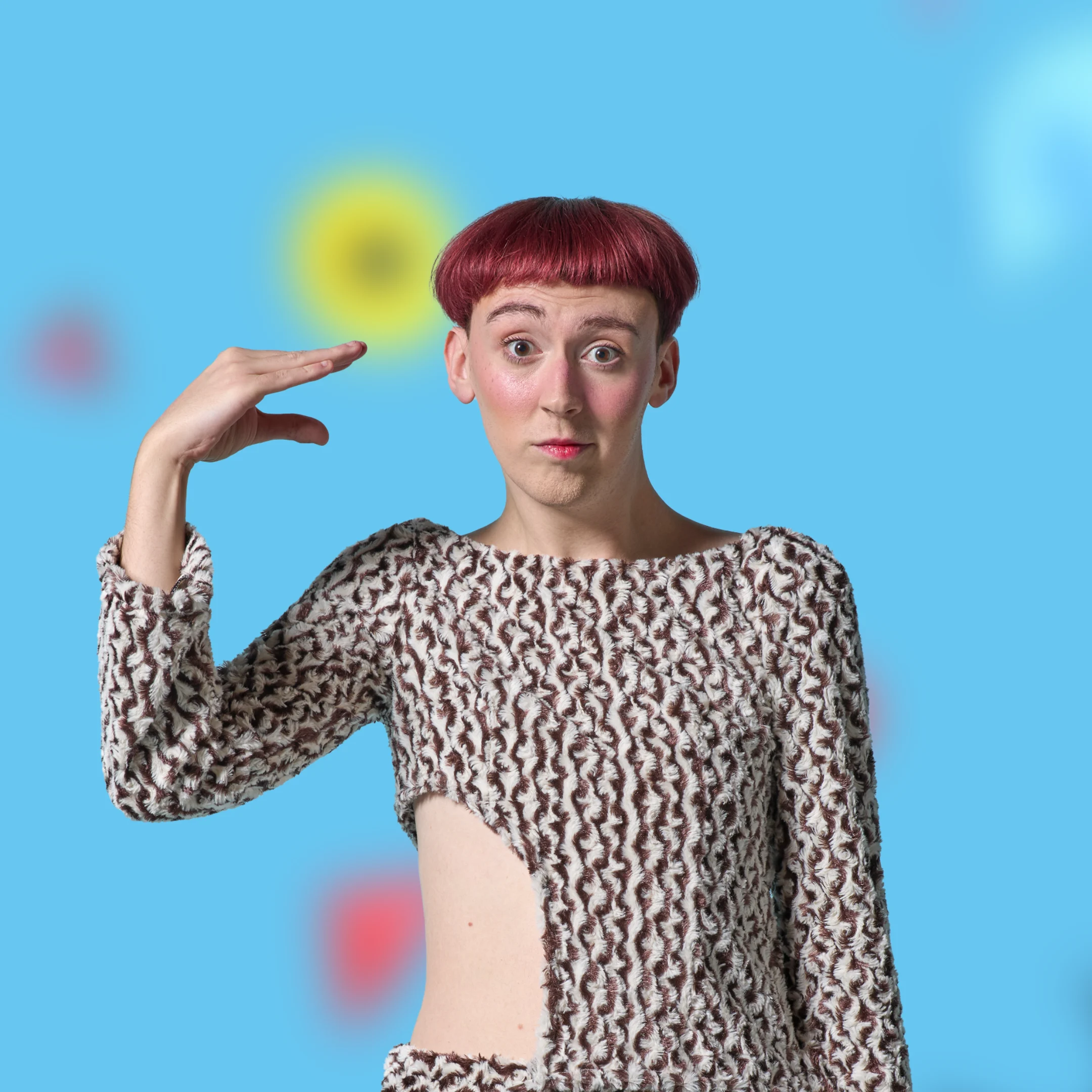 Voice for Comedy Performance - Comedy Workshop Voice for Comedy Performance - Comedy Workshop Poster showing the teacher in a pose with a blue background