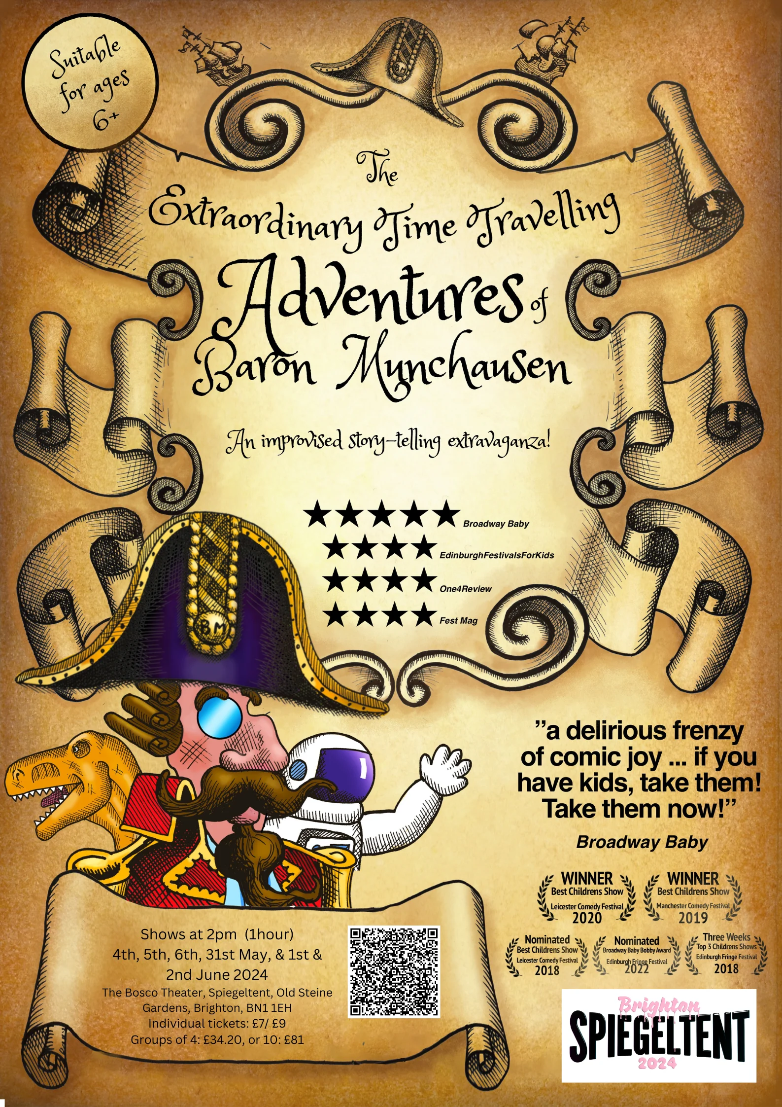 The Extraordinary Time Travelling Adventures of Baron Munchausen Show Poster