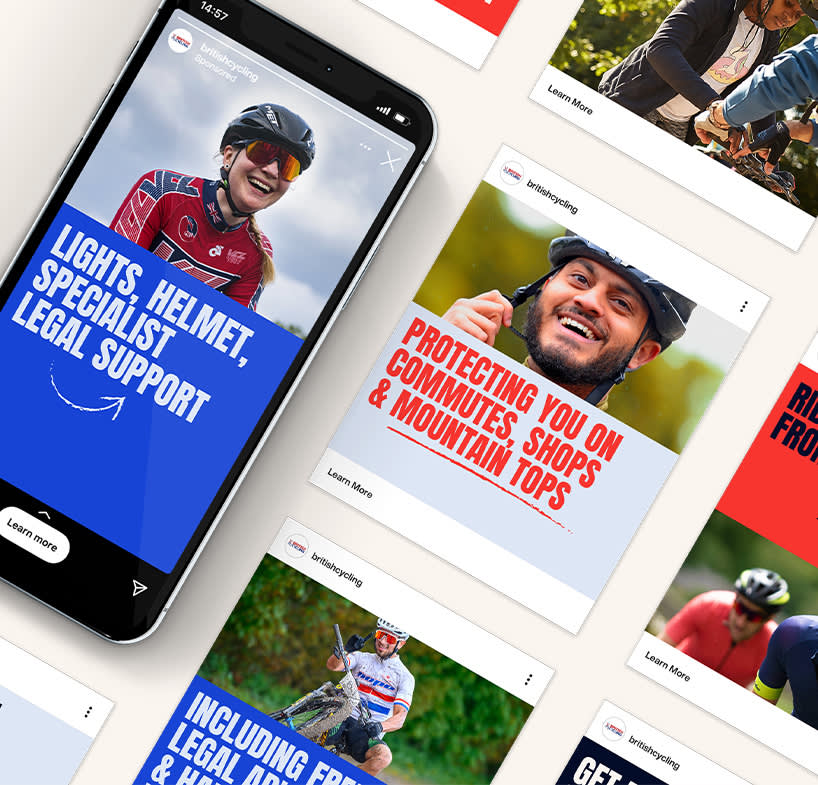 Driving membership growth for British Cycling with performance-focused creative campaigns