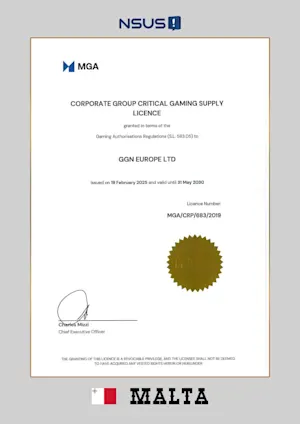 Malta GGN, MGA License