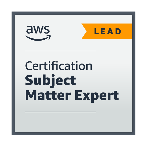AWS Certification Lead Subject Matter Expert AWS Certification Lead Subject Matter Expert