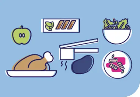 Il pranzo dei nuovi portatori di dentiera