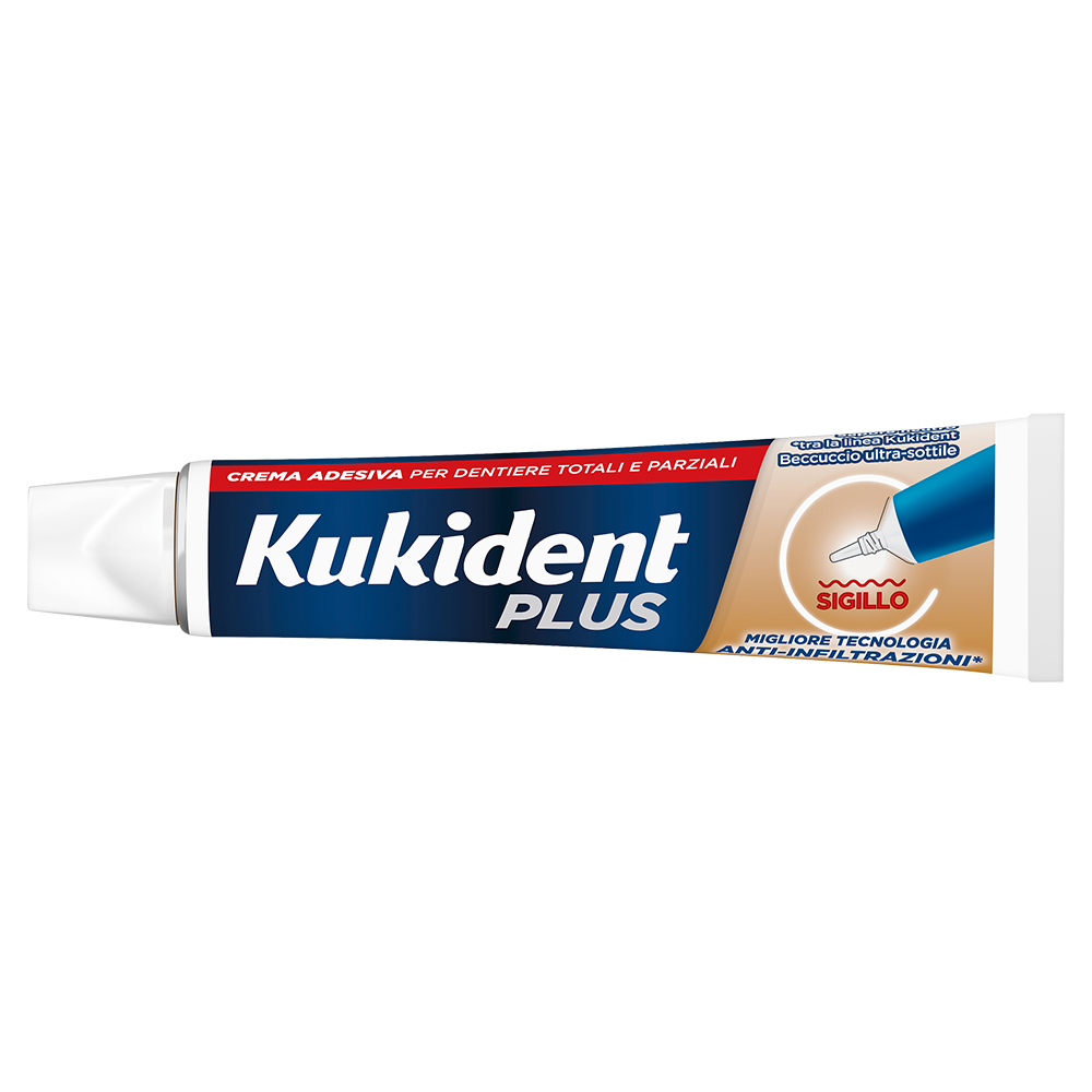 Kukident Sigillo adesivo per dentiera tenuta forte maxi convenienza57g