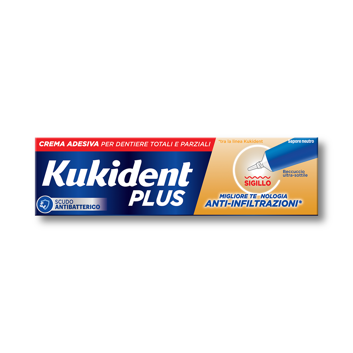 Kukident Plus Crema Adesiva Sigillo, Colla Per Denti Per Dentiere Totali E  Parziali, 3 Confezioni Da 35g, Sapore Neutro, Tecnologia Antinfiltrazioni -   - Offerte E Coupon: #BESLY!