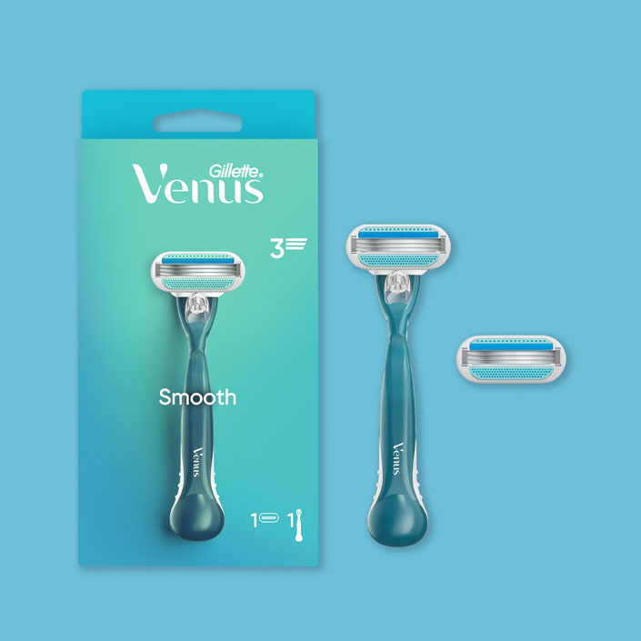 Gillette Venus Smooth Rakhyvel - Inkluderar 1 refill