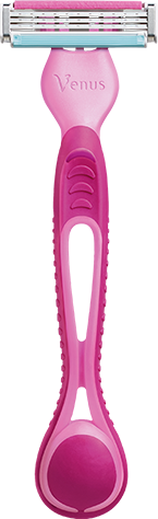 Simply Gillette Venus 2 engångsrakhyvel i flera färger med 2 blad och MoistureRich-strip för nära och bekväm rakning
