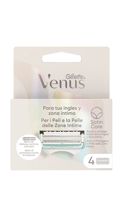 Maquinilla de depilación para las ingles y zona íntima Venus