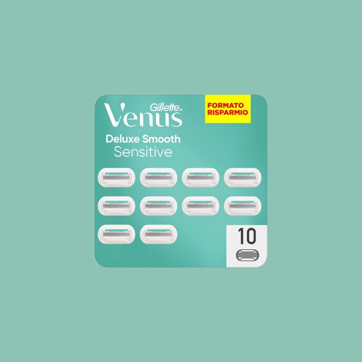 Gillette Venus Pro Smooth Sensitive Lame di Ricambio - 10 pezzi