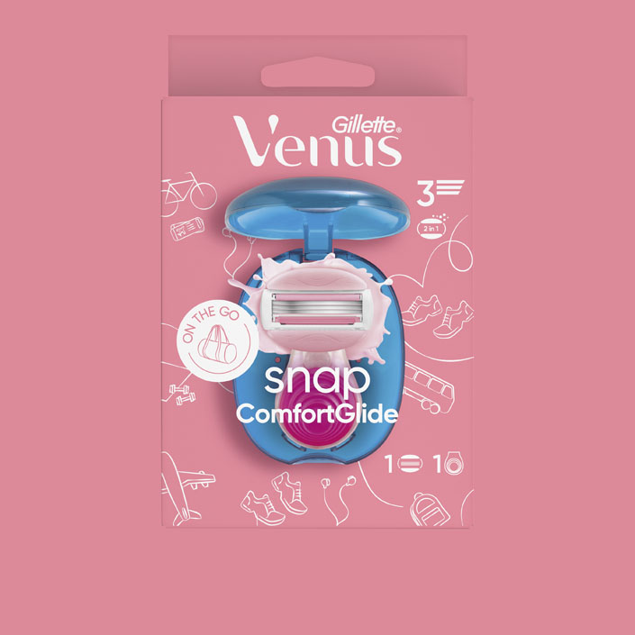 Gillette Venus Comfortglide Spa Breeze Snap Rakhyvel - Inkluderar 1 refill