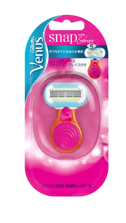 女性用カミソリ 「ジレットヴィーナス スナップ エンブレイス付き