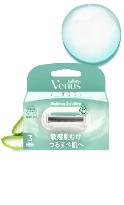 ヴィーナス つるすべ肌へ　敏感肌向け　替刃