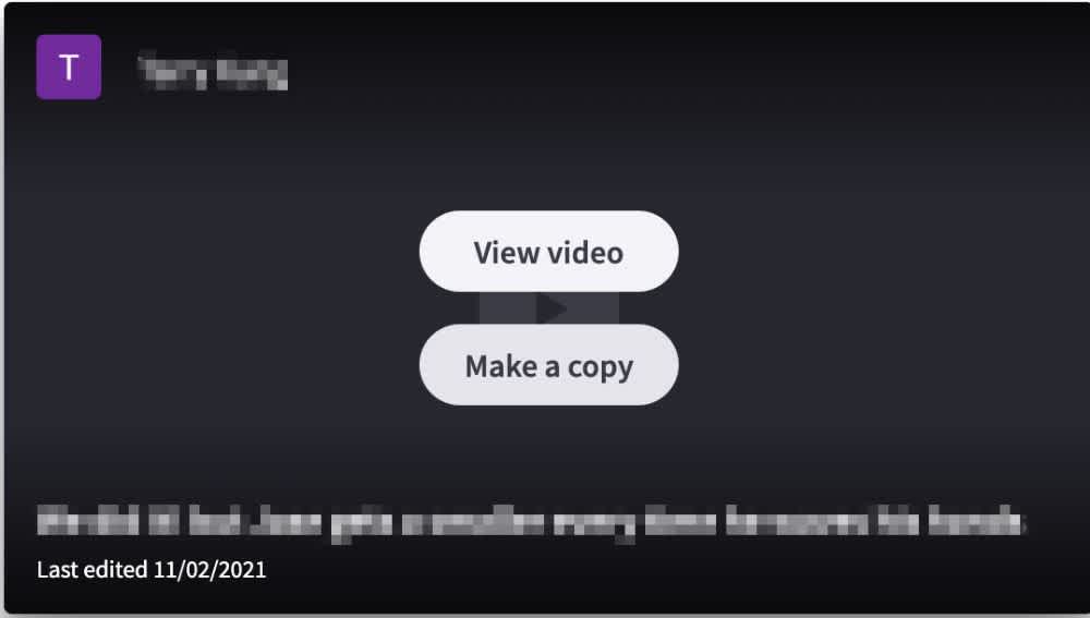 Clipchamp Teams share view video