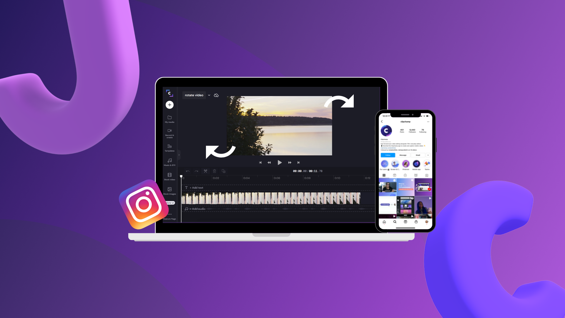 share video from google drive to instagram