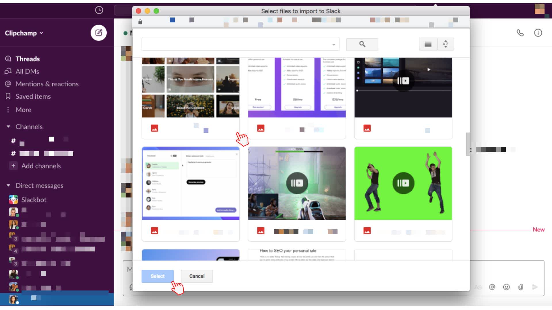 Step 5b. Send your video in Slack from Google Drive - How to Embed Video in Slack