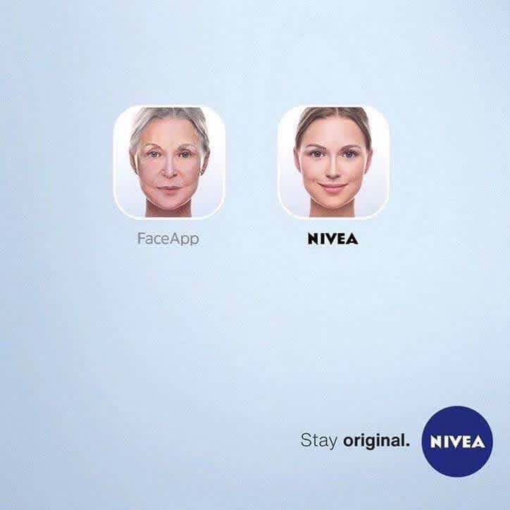 Nivea face app campaign example - Clipchamp blog