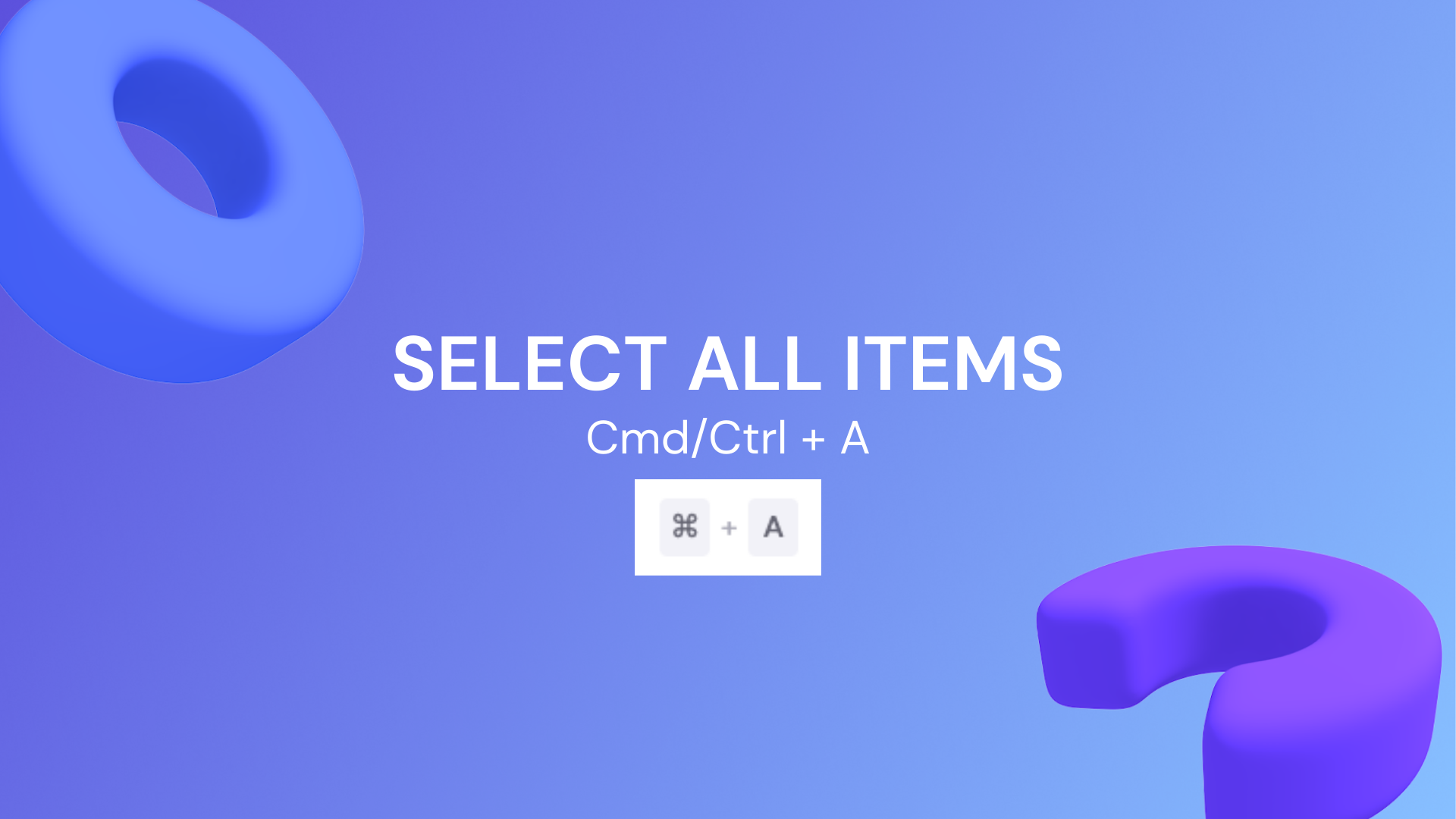 Select all items