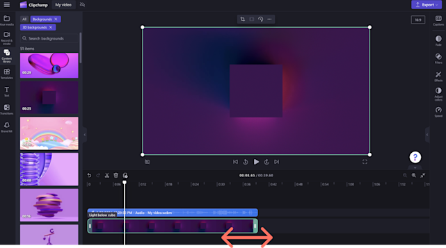 How to make a podcast video with an audio visualizer | Clipchamp Blog