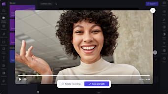 Εικόνα ενός βίντεο από κάμερα Web το οποίο είναι έτοιμο για αποθήκευση.