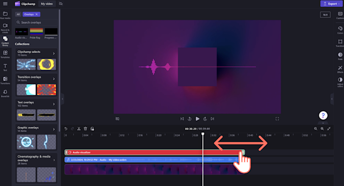 How to make a podcast video with an audio visualizer | Clipchamp Blog