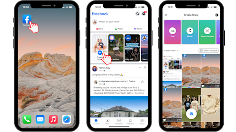 How to add music to a Facebook Story | Clipchamp Blog