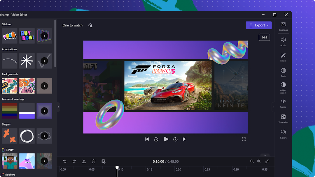 Gaming video editor | Edit gaming videos online