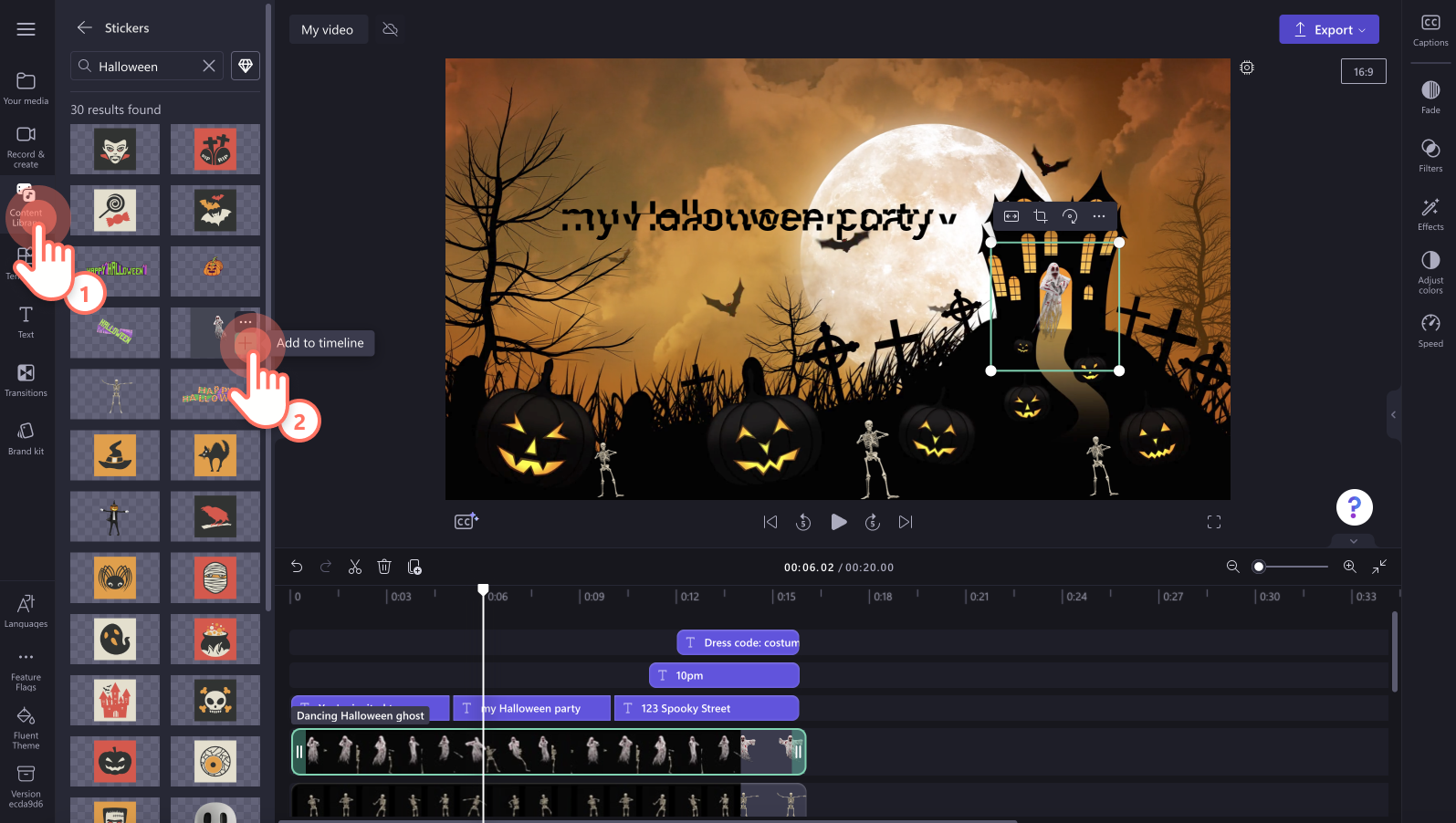 How to create Halloween video invitations