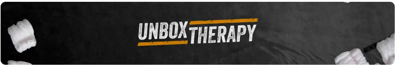 Unbox Therapy YouTube 채널 예시