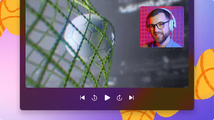 Obraz przedstawiający układ wideo z obrazem w obrazie.