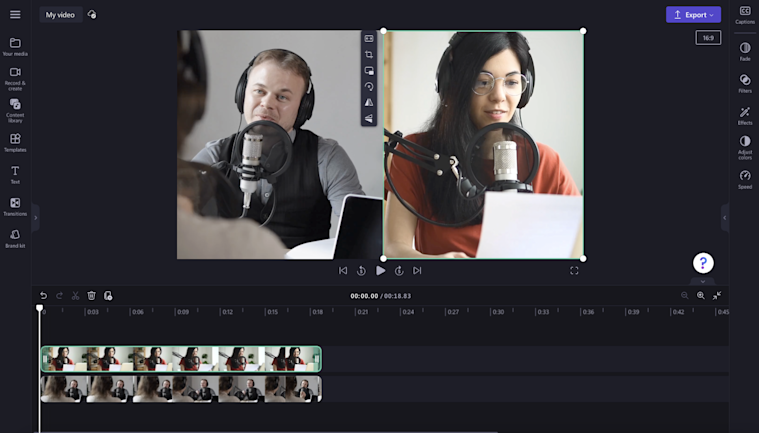 How to make split screen videos | Clipchamp Blog