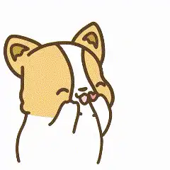 GIF kucing kartun melayangkan ciuman.